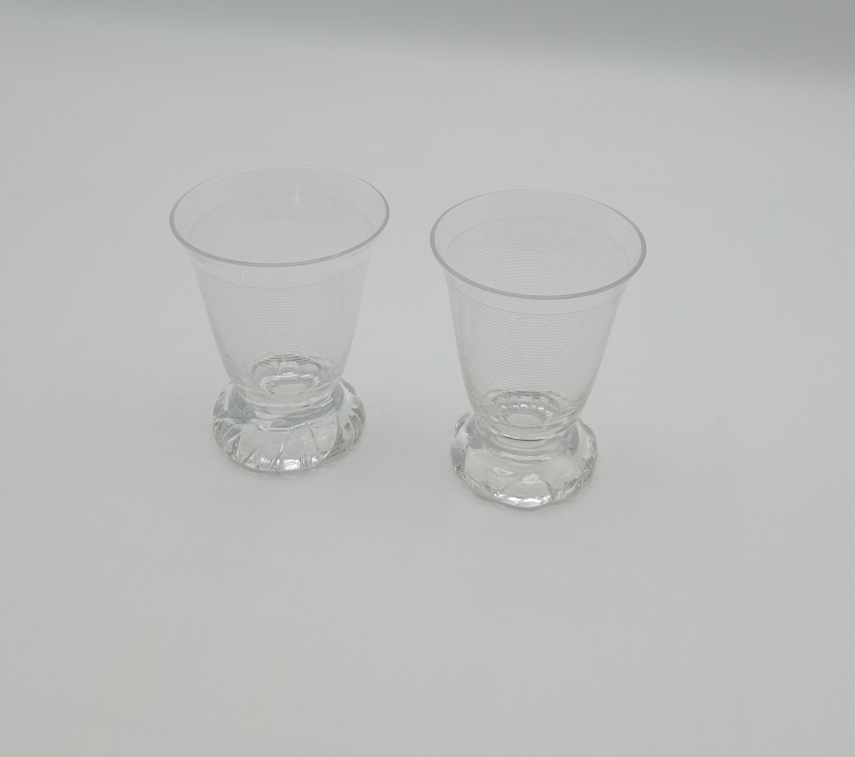 Daum crystal glasses