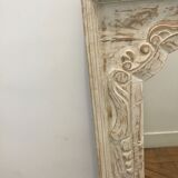 Mirror ceruse wood 90x70cm
