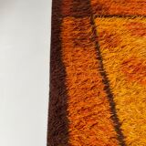 Tapis original scandinavian  années 1960 Danemark 96x161cm