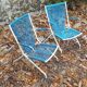 Pair of children's scoubidou armchairs