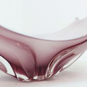 Centre de table en verre de Murano, Italie, années 1980.