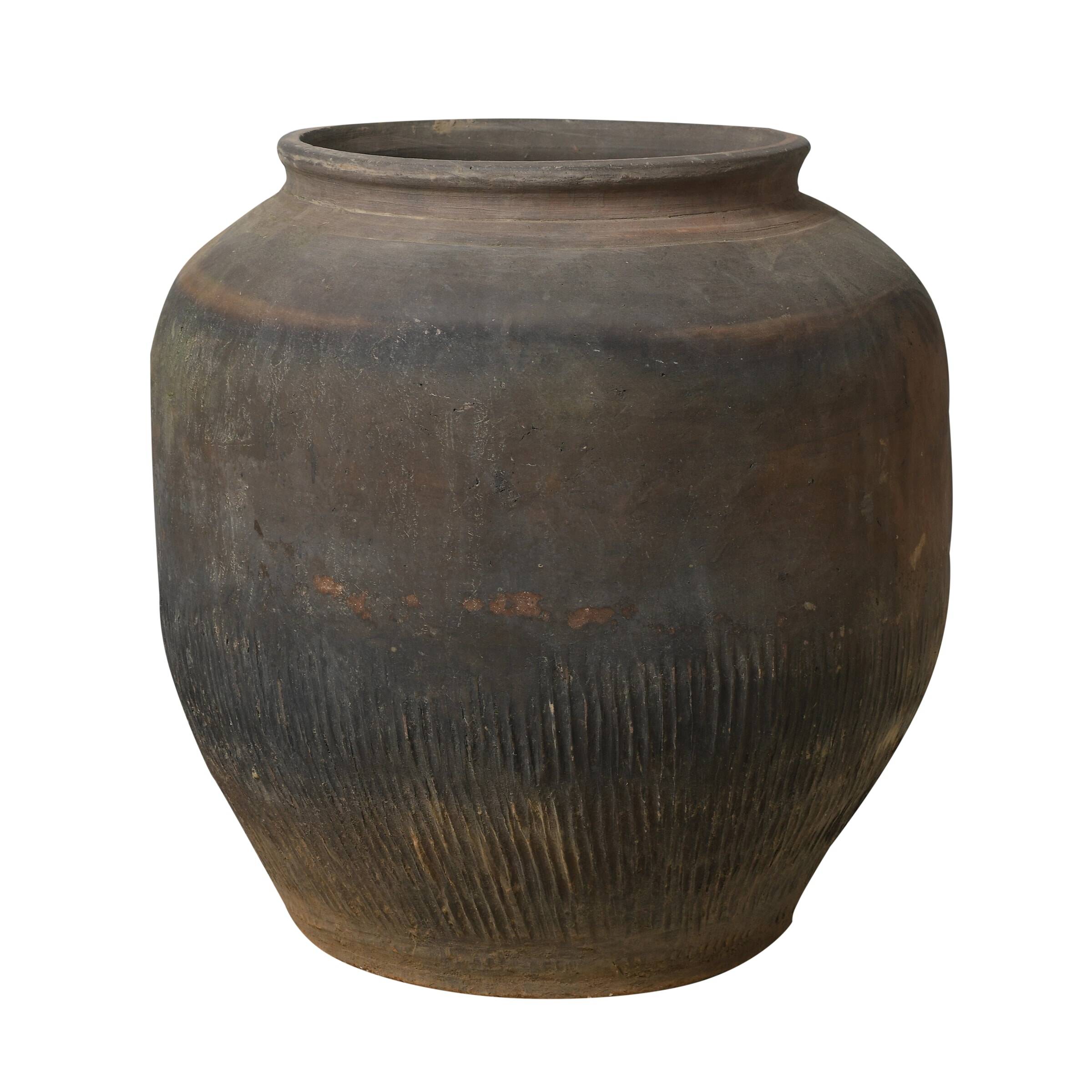 Shantou – Grand ancient Chinese terracotta pot no. 4