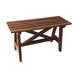 Vintage oak bench years 60