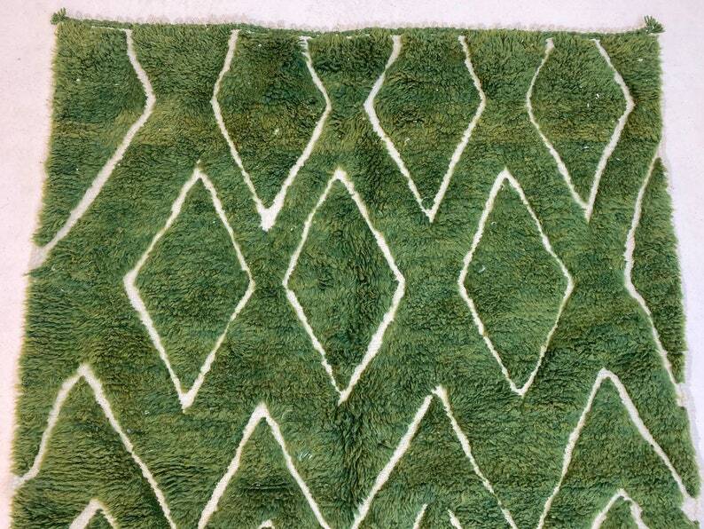 Tapis marocain fait main traditionnelle 250cmx150cm