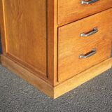 Vintage drawer unit, wooden furniture, storage unit, office furniture, decoration