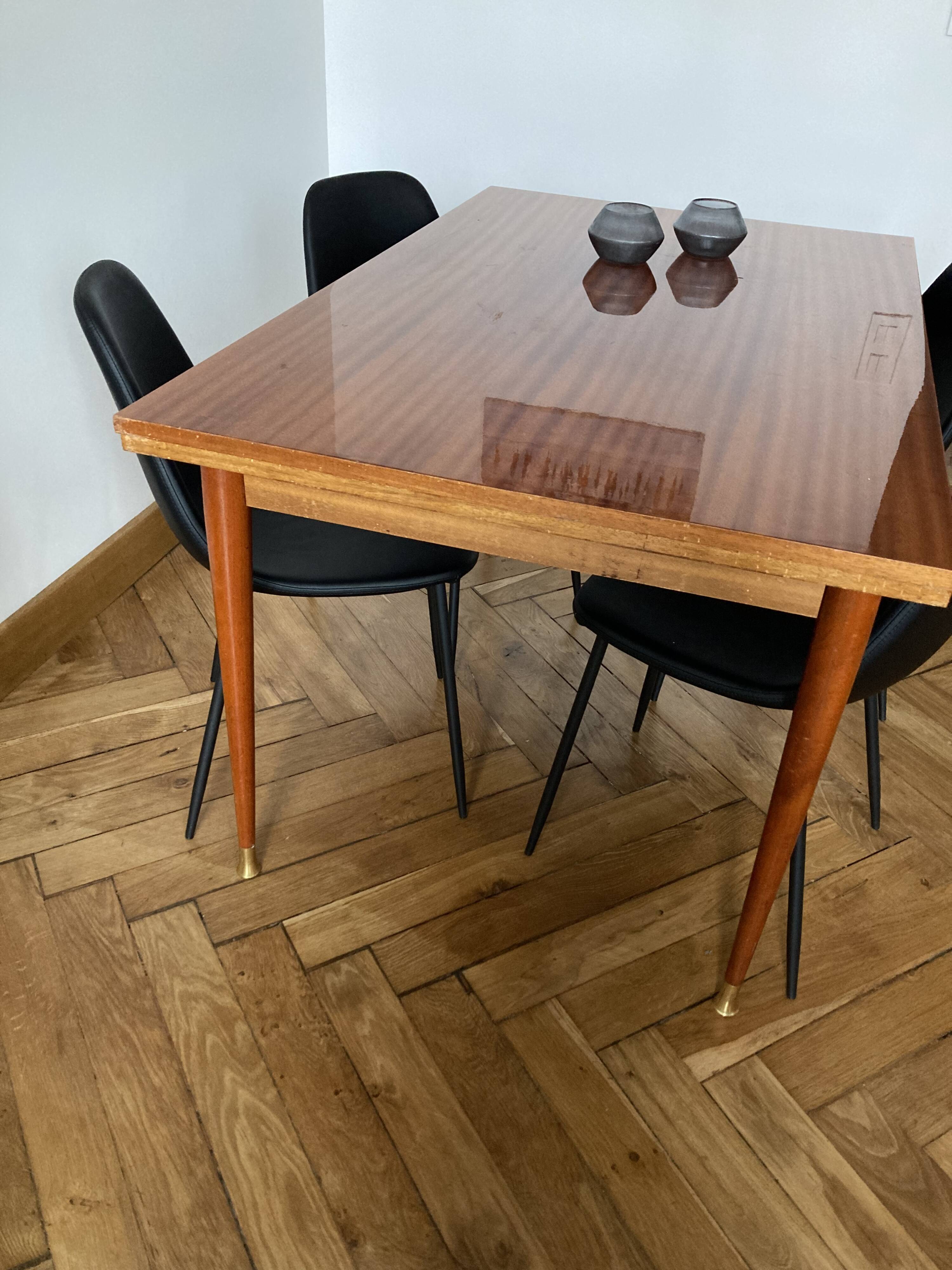 Scandinavian-style rectangular table
