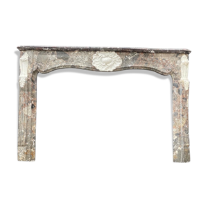 Cheminée louis xv en marbre de