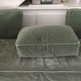 Antique velvet sofa