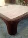 Low industrial metal & wood table