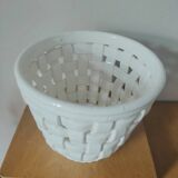 Braided earthenware pot pot cover