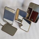 Set of five barber mirrors to install or hang