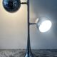 EyeBall Space Age lamp in chrome metal with tulip base.