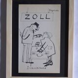 Illustration by Daninos from 1962 "inquisitive looks..."