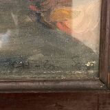 Orientalist impressionist painting, oil on canvas, ca 1940