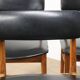 Set of 4 Scandinavian teak and leatherette chairs, 1960