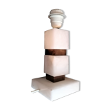 Modernist marble lamp foot art deco style