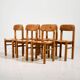 Pine dining chair by Rainer Daumiller for Hirtshals Savvaerk, set of 6