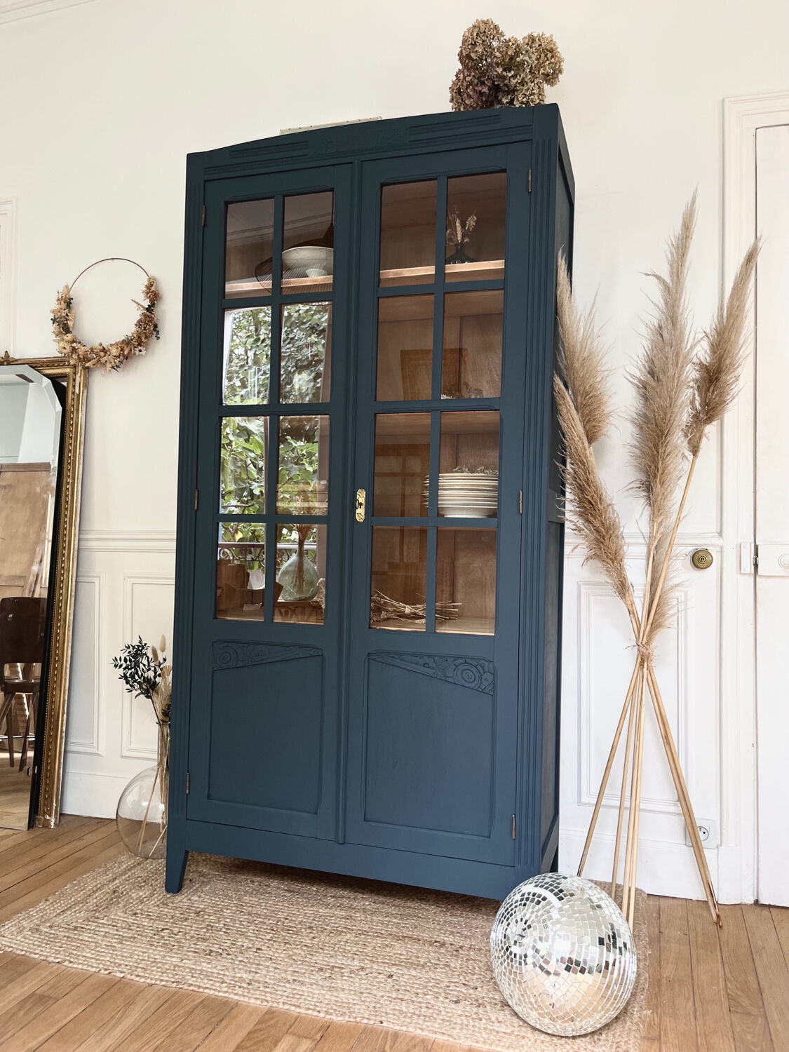 Art Deco glass cabinet 1930