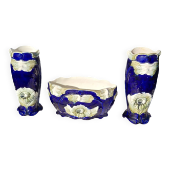 De Bruyn Fives Lille earthenware fireplace surround