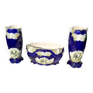 De Bruyn Fives Lille earthenware fireplace surround