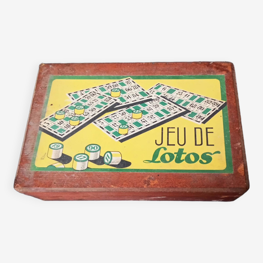 Boîte de jeux loto