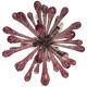 Lustre en verre de Murano