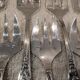 12 silver-plated oyster forks by silversmith Francois Frionnet, Floria
