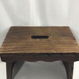 Wooden foldable stool