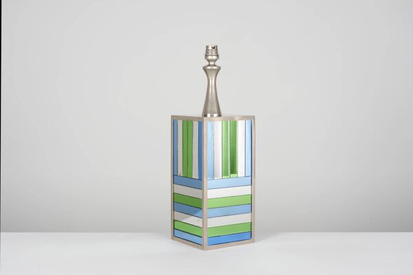 Philippe Barbier lampe rare lampe à miroirs circa 1970