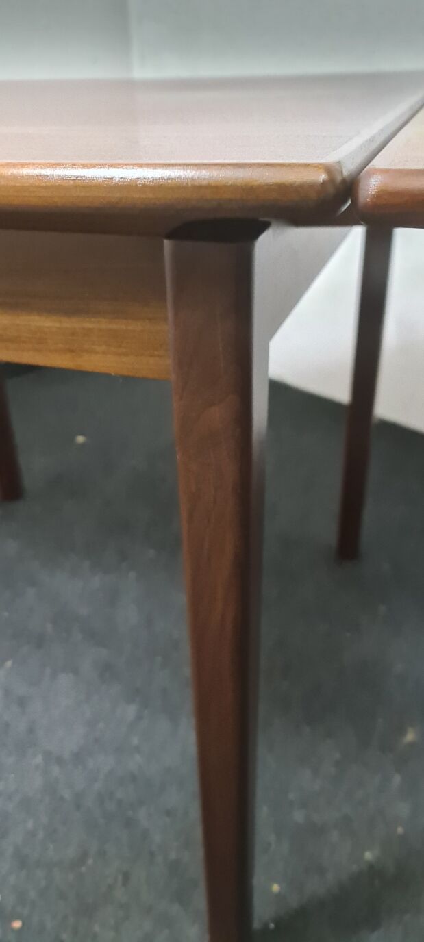 Vintage teak extendable dining table