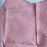 Set of 6 embroidered damask linen napkins