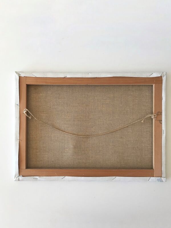 Huile sur toile petites fleurs