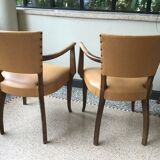 Pair of bridge chairs