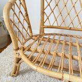 Vintage rattan sofa