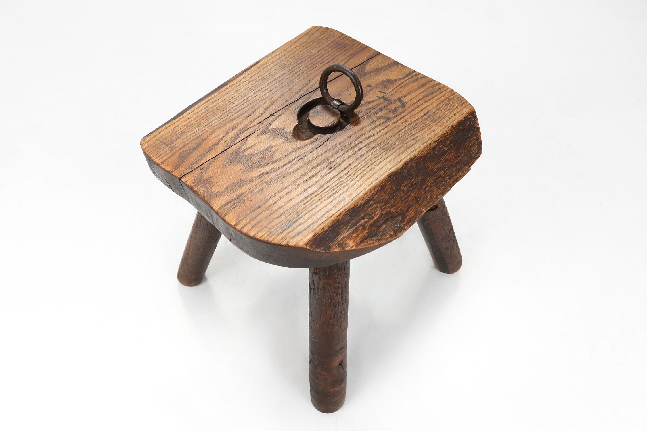 Rustic wooden stool ca.1900