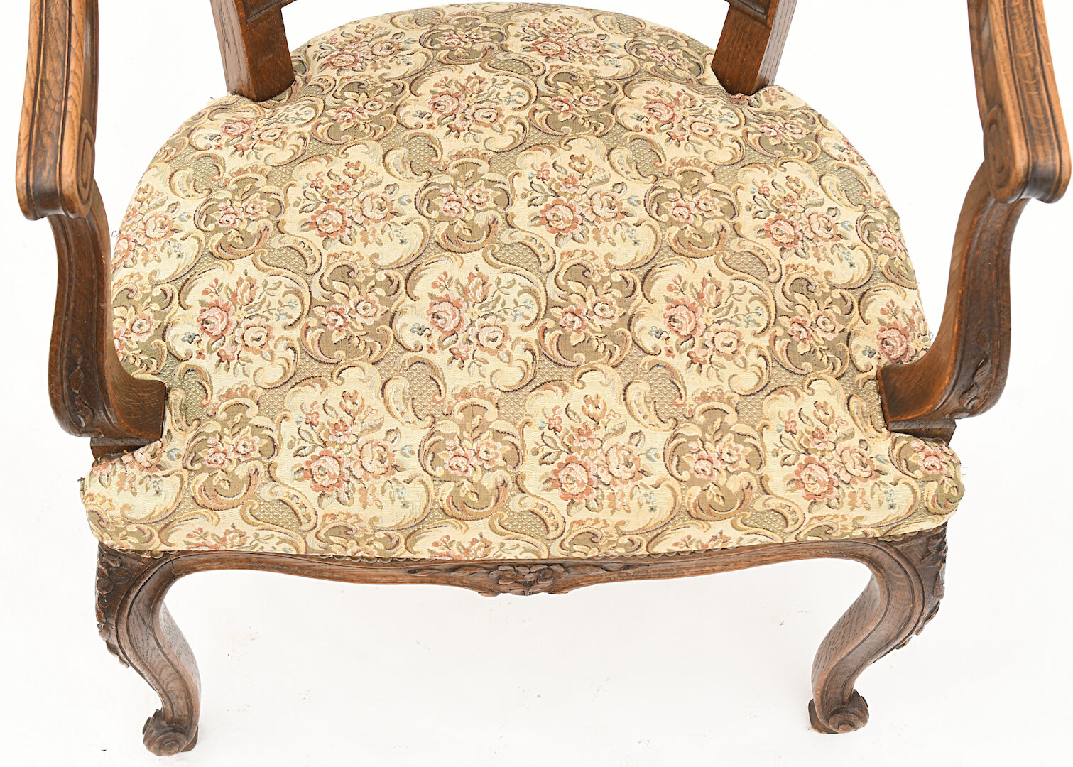 Louis XV style shepherdess armchair