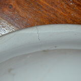 Old barber washbasin signed Lavabos Charles Poincet early twentieth century