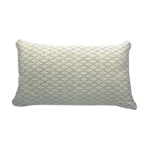 coussin blanc et olive