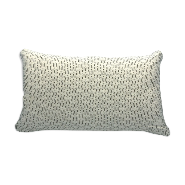 Coussin blanc et olive 30x50cm — Beyit