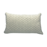 Cushion Balu Chauung white and olive 30x50cm