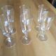 6 champagne glasses