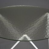 Table basse ronde minimaliste hollandaise. Années 1950