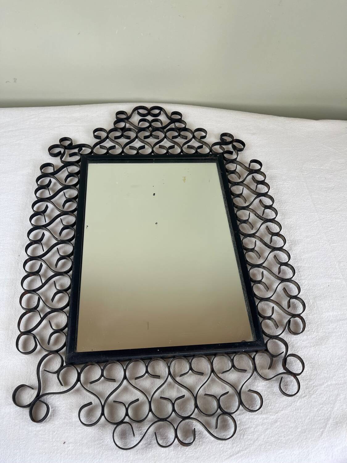 Wrought iron mirror Chaty Vallauris