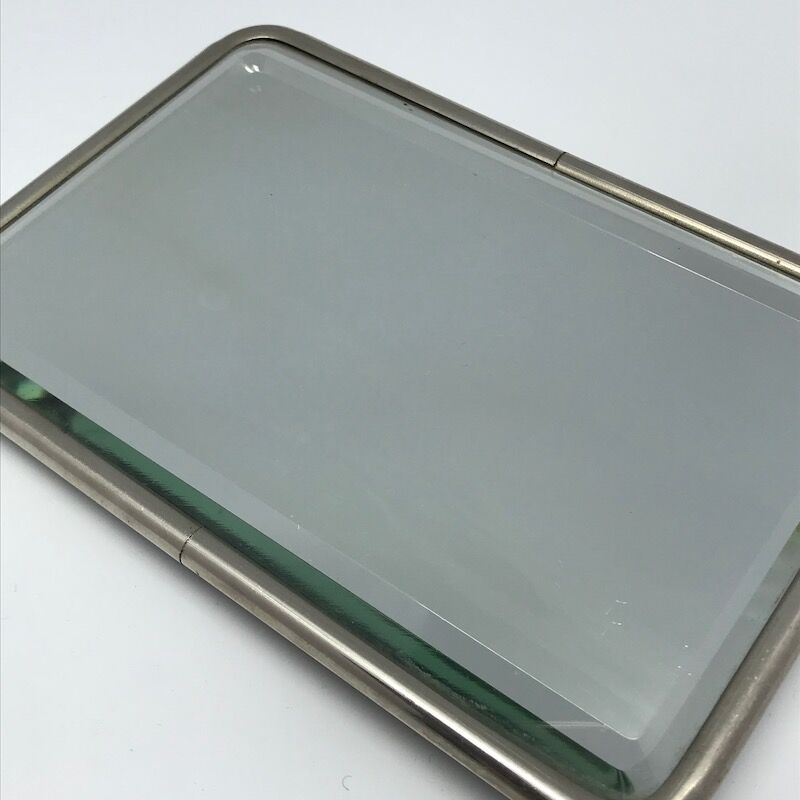 Bevelled barber mirror 12x17,5cm