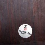 Coffee table France & Son in rosewood, Midcentury coffee table.