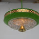 Space age metal pendant by ludib bratislava, czechoslovakia, 1960s