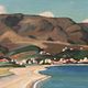 "View of the AGUAY Bay" Oil on canvas by Edmond ASTRUC 20th century