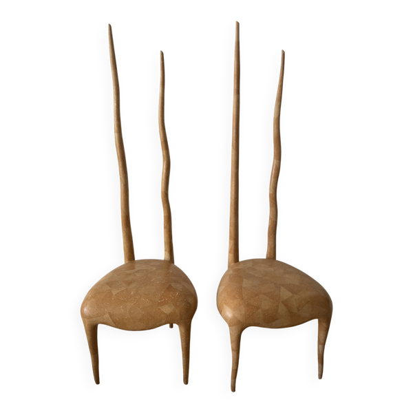 Chaises ''Sylvie'' par Rie et Yiouri Augousti, France 1989