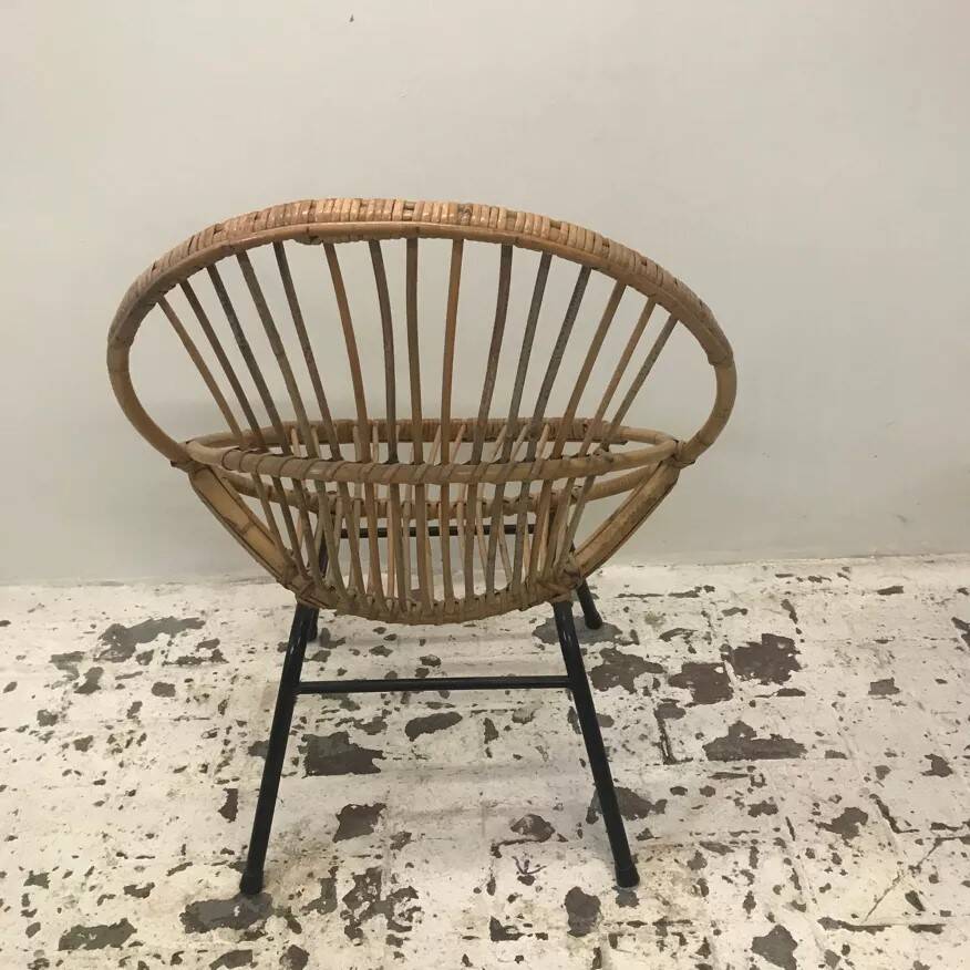 Rattan armchair