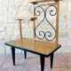 Vintage oak freestanding shelf, Circa 60s